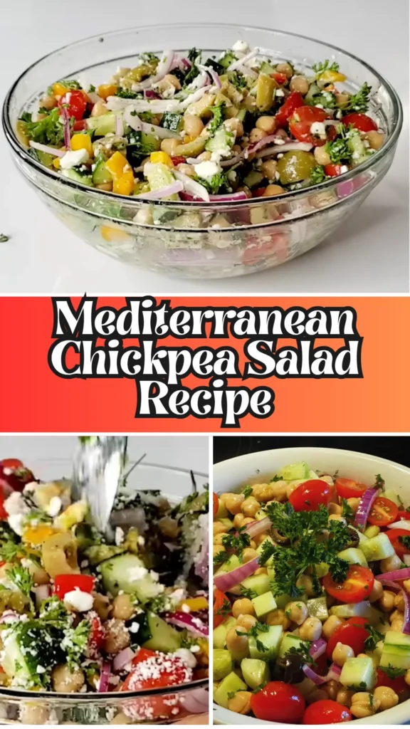 Copycat Mediterranean Chickpea Salad Recipe
