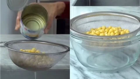 Drain the Chickpeas