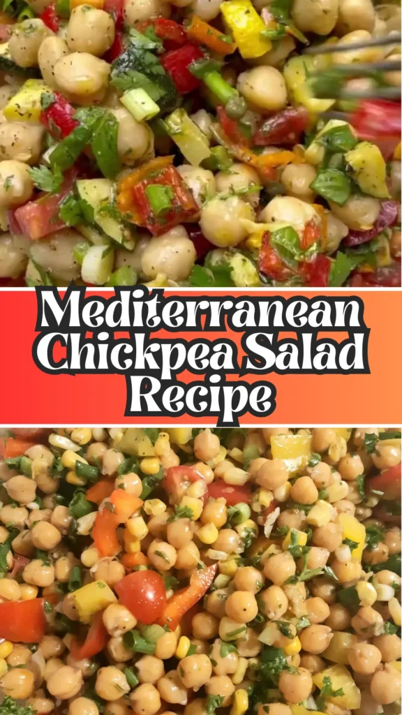 How to make Mediterranean Chickpea Salad