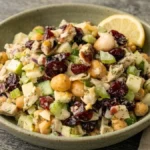 Mediterranean Cranberry Walnut Chickpea Salad Recipe