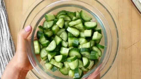 Slice the Cucumbers